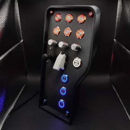 Left perspective of the Daytona Edition box highlighting the silver aluminium rotary encoders and matte finish.